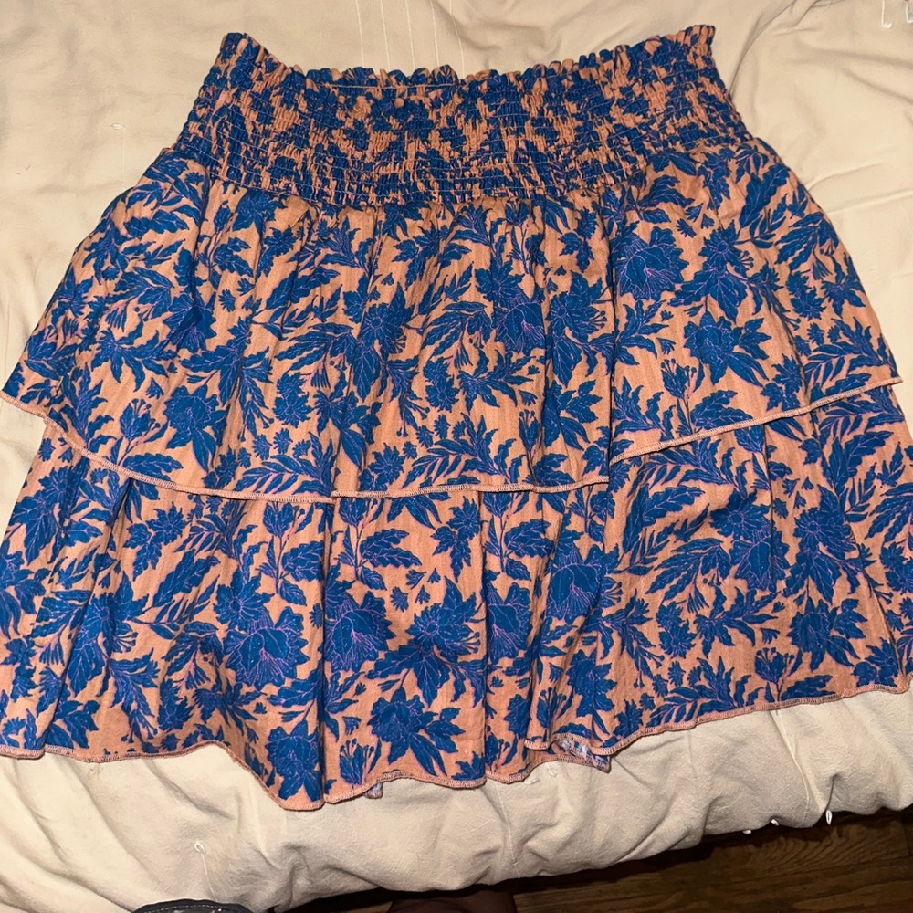 Nwt Universal Thread Botanical Print Mini Skirt - image 1